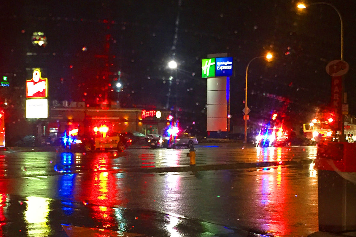 Accident in the Rain