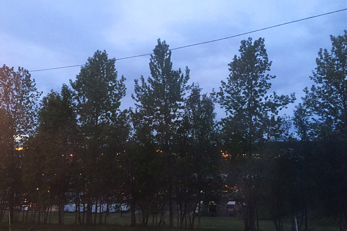 Sunset in Anchorage. At last.