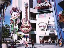 Lo-lo-res photo of the Hard Rock Cafe Osaka Universal Studios