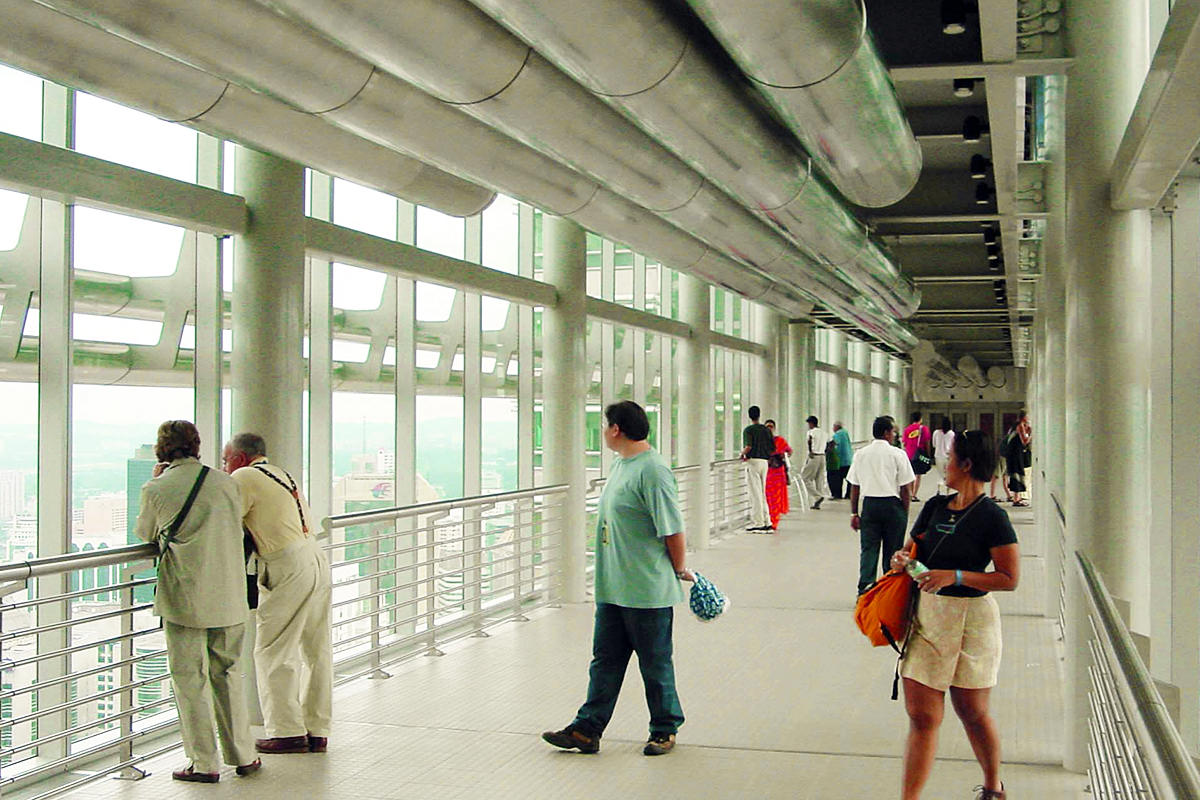 The observation deck of Petronas Towers