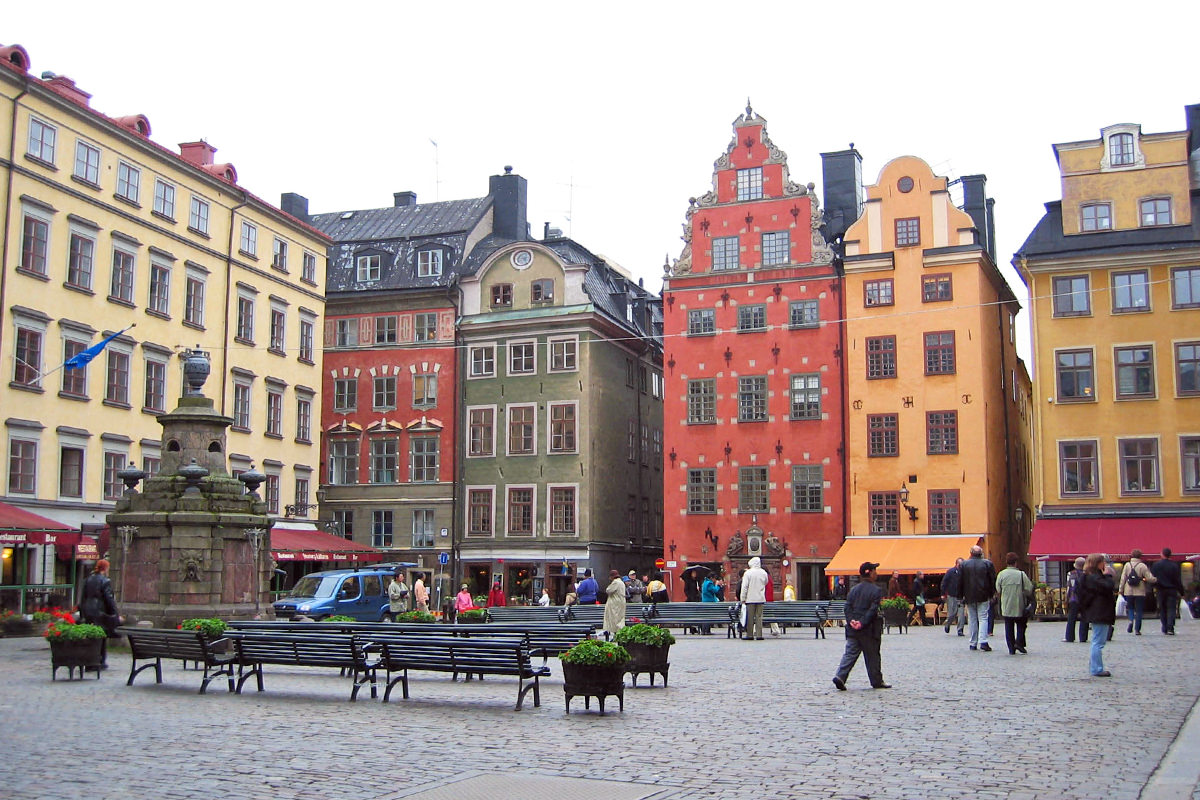 A Town Square in Stockholm