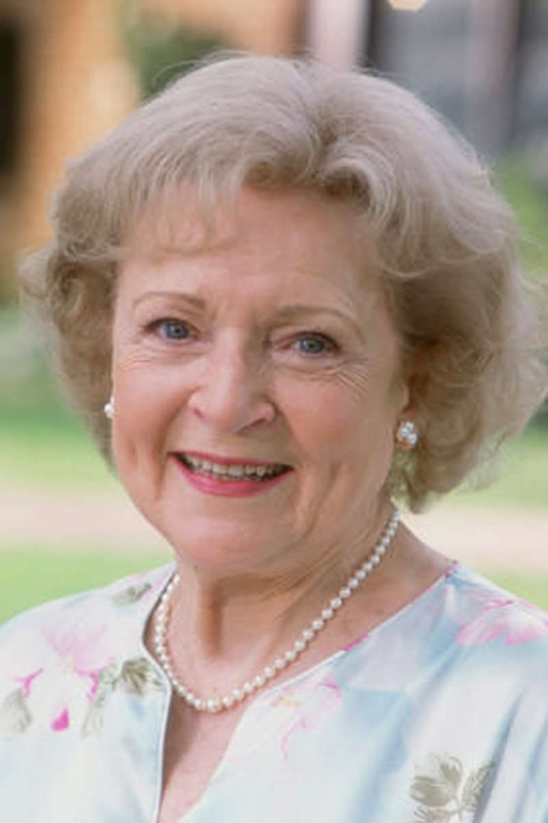 It's a photo of Betty White!