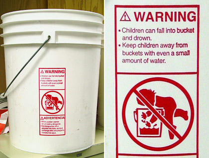 Bucket Warning