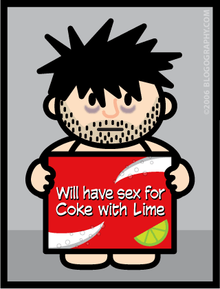 Will have sex for Coke