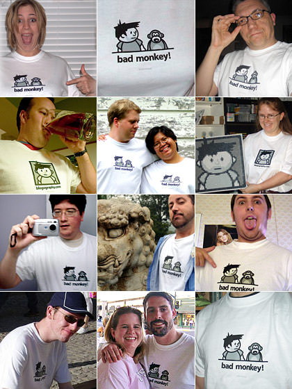 Bad Monkey Blogography Shirts!