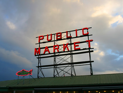 Pike Place Market Sunset