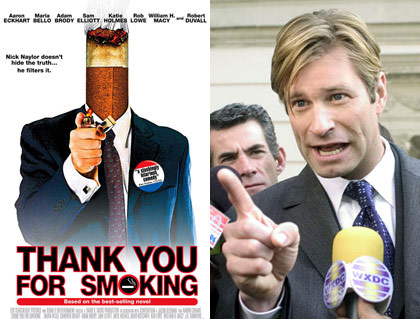 Aaron Eckhart Thank You for Smoking