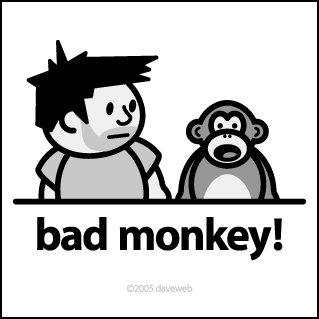 Blogography Bad Monkey T-Shirt