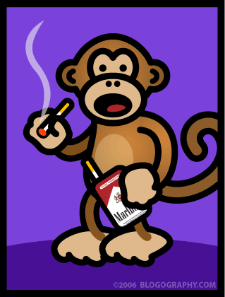 Smoking Bad Monkey