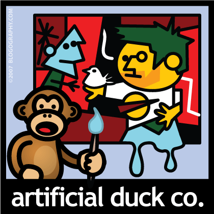Artificial Duck Painting