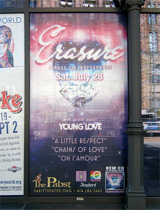 Erasure at the Pabst