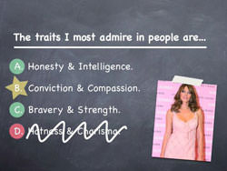 Traits I admire...