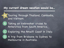 Dave's dream vacation...