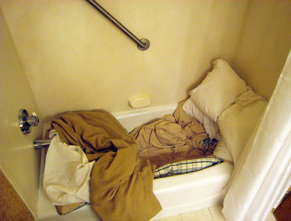 Hotel Bathtub Bed
