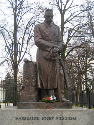 Pilsudski Statue Warsaw