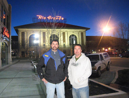 Dave and Marty at the Rio Grande