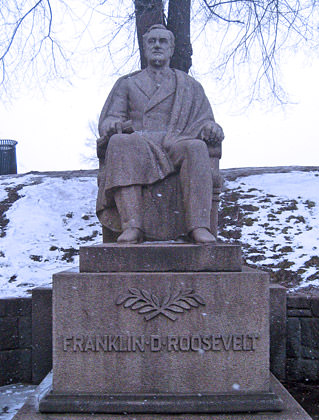 Franklin D. Roosevelt Statue Oslo