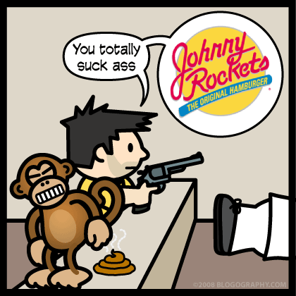 Johnny Rockets sucks ass!