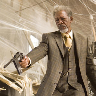 Morgan Freeman in Wanted.