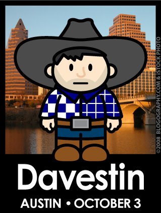 DAVETOON: Davestin: Austin Event on October 3rd.