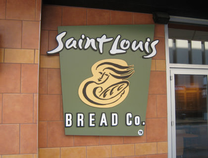 St. Louis Bread Co. sign.