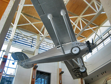 Spirit of St. Louis at the Museum of Missouri History