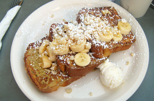 Banana French Toast from the Kihei Caffe