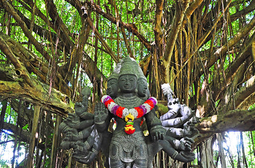 Hindu Temple Statue