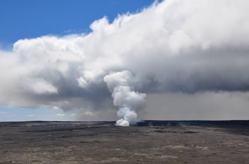 Kilauea Venting Vog