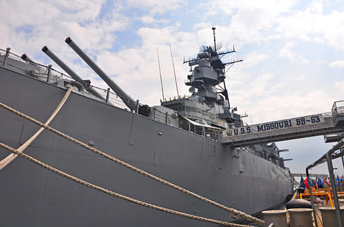 The USS Missouri