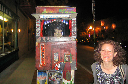 Happy Jenny and PuppetBike
