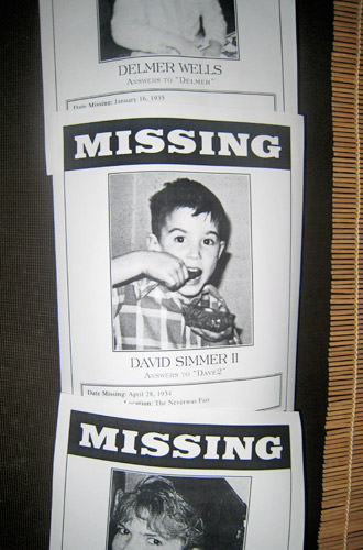 Dave Missing Child Poster