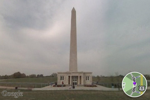 Google Maps Street View: Washington Monument