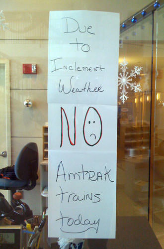 Closed Amtrak