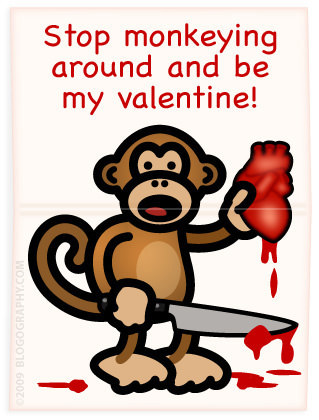 Bad Monkey with a bloody human heart.