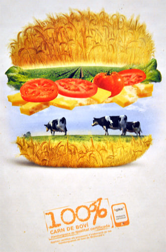 McDonalds Beef Poster