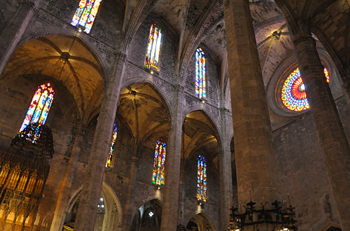 Inside the Palma Cathedral