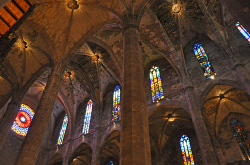 Inside the Palma Cathedral