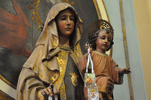 Madonna and Child Statue