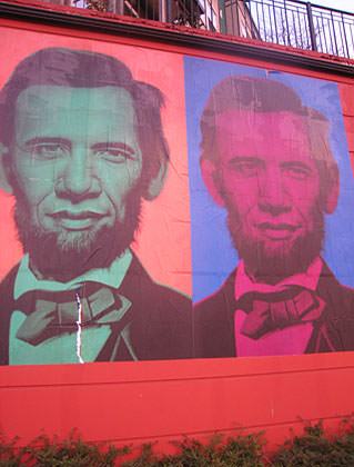 Obama as Lincoln Poster
