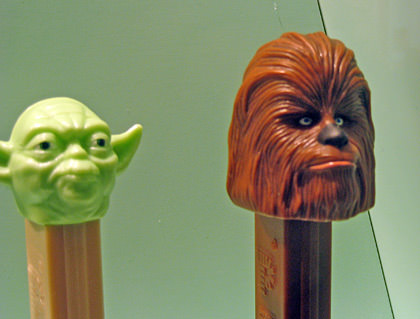 Yoda and Chewbacca PEZ