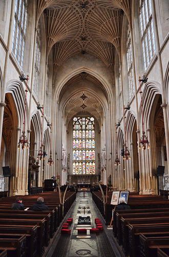 Inside Bath Abbey