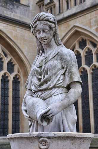 Bath Abbey Statue