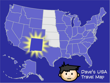 Dave USA Travel Map
