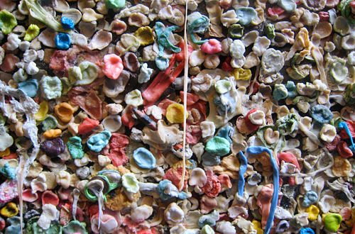 Gum Wall at Post Alley