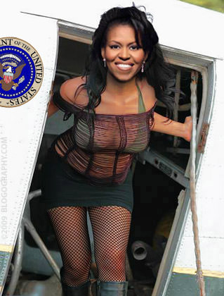 Michelle Obama Bad Weave