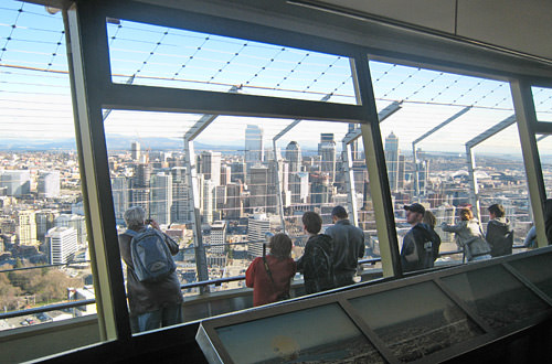 View out the Space Needle