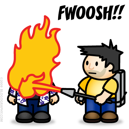 DAVETOON: Lil' Dave Mac takes a flamethrower to Lil' Wayne PC!