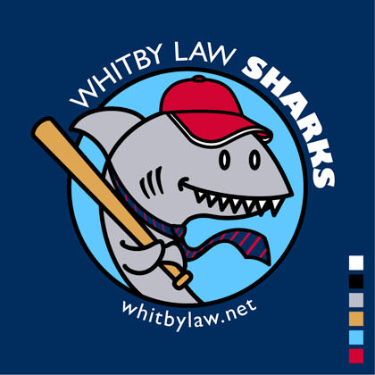 Whitby Law Sharks with red