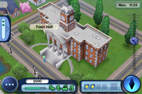 Sims3: Visiting Town